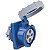 Tomada de Embutir Industrial Azul 3P+T 63 A 220-250Vca 9H Tramontina 984316 - Imagem 1
