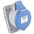 Tomada de Embutir Industrial Azul 3P+N+T 16 A 220-250Vca 9H Tramontina 984293 - Imagem 3
