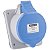 Tomada de Embutir Industrial Azul 3P+N+T 32 A 220-250Vca 9H Tramontina 984309 - Imagem 3