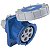 Tomada de Embutir Industrial Azul 3P+N+T 63 A 220-250Vca 9H Tramontina 984323 - Imagem 6