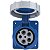 Tomada de Embutir Industrial Azul 3P+N+T 63 A 220-250Vca 9H Tramontina 984323 - Imagem 5