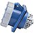 Tomada de Embutir Industrial Azul 3P+N+T 63 A 220-250Vca 9H Tramontina 984323 - Imagem 4