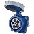 Tomada de Embutir Industrial Azul 3P+N+T 125 A 220-250Vca 9H Tramontina 984354 - Imagem 4