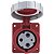 Tomada de Embutir Industrial Vermelho 2P+T 63 A 380-415Vca 9H Tramontina 984330 - Imagem 6
