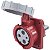 Tomada de Embutir Industrial Vermelho 2P+T 63 A 380-415Vca 9H Tramontina 984330 - Imagem 3
