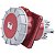 Tomada de Embutir Industrial Vermelho 2P+T 125 A 380-415Vca 9H Tramontina 984361 - Imagem 5