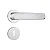 Fechadura Interna Cromada 813/09 Roseta Inox Stam 349604 - Imagem 1
