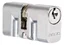 Cilindro ZM 55mm Encartelado Tradicional SM-CR Cromado Pado 115296 - Imagem 1