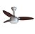Ventilador Teto Elluz 3Pas Bivolt Tabaco e Cinza C/Controle 12719 Ventisol 973055 - Imagem 5