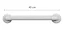Barra De Apoio PVC 40cm Branca BP36/4S*BR1 Astra 403709 - Imagem 3