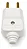 Pino Macho Branco 2P 10A 2 C/Prensa Cabos PLD11-2 Margirius 177254 - Imagem 3