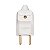Pino Macho Branco 2P 10A 2 C/Prensa Cabos PLD11-2 Margirius 177254 - Imagem 1