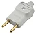 Pino Macho Cinza 2P 10A C/Prensa Cabos PLD11-2 Margirius 177278 - Imagem 3