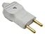 Pino Macho Cinza 2P 10A C/Prensa Cabos PLD11-2 Margirius 177278 - Imagem 1