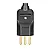 Pino Macho Preto 2P+T 10A C/Prensa Cabos PLD11-3 Margirius 177292 - Imagem 4