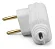 Pino Macho Branco 2P 10A PLD10-2 90º C/Prensa Cabos 177131 - Imagem 5