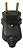 Pino Macho Preto 2P 10A PLD10-2 90º C/Prensa Cabos 177117 - Imagem 3
