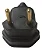 Pino Macho Preto 2P 10A PLD10-2 90º C/Prensa Cabos 177117 - Imagem 4