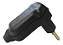 Pino Macho Preto 2P 10A PLD10-2 90º C/Prensa Cabos 177117 - Imagem 6