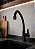 Torneira Para Cozinha De Mesa Citti 1167 F26 Preta 7111116 Lorenzetti 890764 - Imagem 2