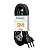 Extensão 5 Metros 20A 2P+T Preta ConnectHard Fiolux 612953 - Imagem 1