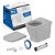 Kit Bacia Convencional Gap Stone Com Assento + Anel e Kit de Instalação C323727012 Roca 145826 - Imagem 1