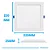 Painel LED Play 18W 6500K de Embutir Quadrado Branco Bivolt 83546004 Blumenau 593070 - Imagem 6
