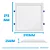 Painel De LED Branco 6500K Quadrado Play ABS 24W De Embutir Bivolt Blumenau 593087 - Imagem 3