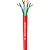 Cabo de Rede Lan Cat 6 Vermelho Caixa 305 Metros 4Px23AWG Megatron 923820 - Imagem 2