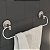 Kit de Acessórios para Banheiro Stylo 5 Peças em ABS Cromado Sicmol - Imagem 3