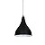 Pendente Com 1 Lampada Cairo Preto Kin - Imagem 1