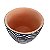 Cachepot De Cerâmica Preto Zig e Zag 8 Cm - Imagem 3