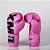 Luva de Boxe e Muay Thai Feminina MXM - Cor Pink Power Face - Imagem 1