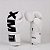 Luva de Boxe e Muay Thai MXM Inverse - Cor White/Black - Imagem 1