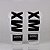 Luva de Boxe e Muay Thai MXM Inverse - Cor White/Black - Imagem 4