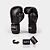 KIt boxe luva classic black + bucal vermelho + bandagem preta - Imagem 1