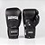Kit luva de boxe new classic black + bucal vermelho + bandagem preta - Imagem 3