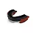 Kit luva de boxe new classic black + bucal vermelho + bandagem preta + capacete de boxe frontal - Imagem 6
