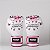 Luva de Boxe Infantil Pow Branca e Rosa - Imagem 2