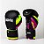 Luva de Boxe e Muay Thai Profissional Preta Detalhe Verde - Imagem 1