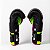 Luva de Boxe e Muay Thai Profissional Preta Detalhe Verde - Imagem 3