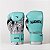 Luva de Boxe e Muay Thai Profissional Azul Claro - Imagem 3