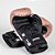 Luva de Boxe e Muay Thai Profissional Bege Detalhes Roxo - Imagem 9