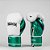 Luva de Boxe e Muay Thai Branca Detalhes Verde - Imagem 1