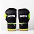 Kit Luva e Caneleira Muay Thai Profissional Preta Detalhe Verde - Imagem 3