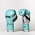 Kit Luva e Caneleira Muay Thai Profissional Azul Claro - Imagem 2