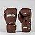 Kit Luva e Caneleira Muay Thai Profissional Marrom - Imagem 5
