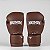 Kit Luva e Caneleira Muay Thai Profissional Marrom - Imagem 4