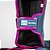 Kit Luva e Caneleira Muay Thai Azul Detalhes Rosa - Imagem 11