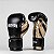 Kit Luva e Caneleira Muay Thai Preta Detalhes Dourado - Imagem 2